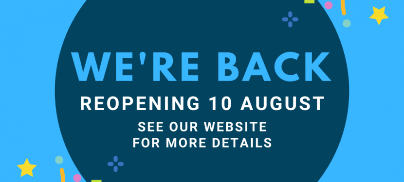 Wodonga Sports and Leisure Centre – Reopening Tuesday 10th August