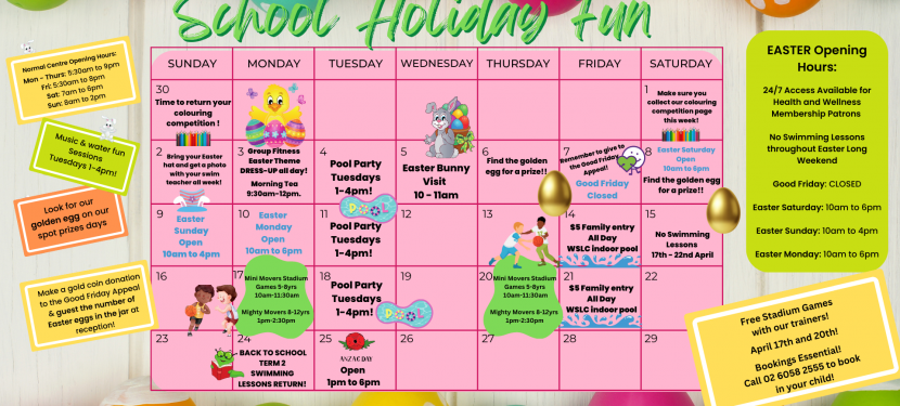 Easter Calendar of Fun!